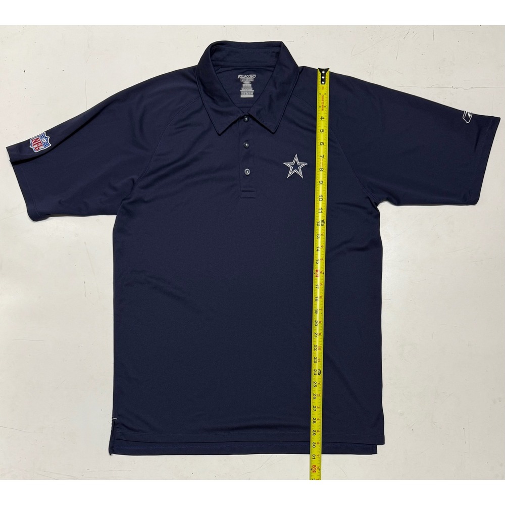 Reebok Dallas Cowboys NFL Polo Shirt Mens Embroidered Logo Large